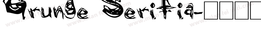 Grunge Serifia字体转换
